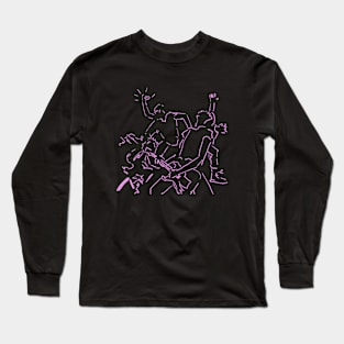 Noise in colour (outline) Long Sleeve T-Shirt